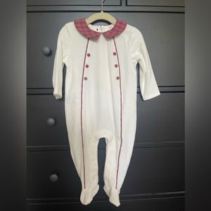 Rachel Riley Christmas Plaid Footie